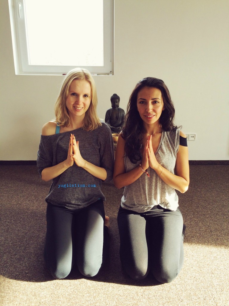 Khorshid and I after the Yin Yoga practice